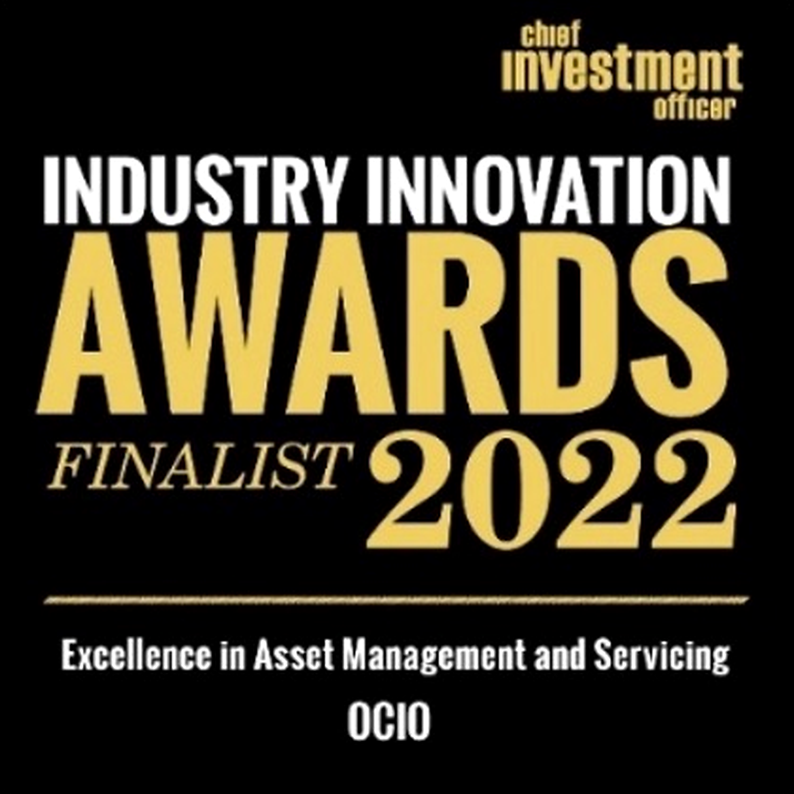 Chief Investment Officer Industry Innovation Awards finalist 2022